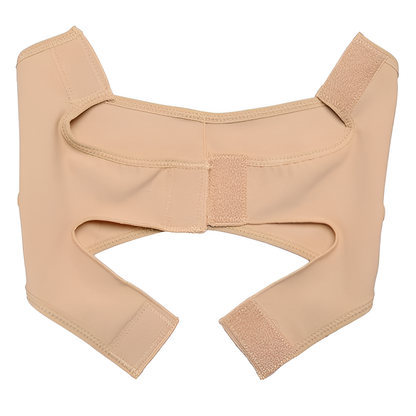 V-förmige Hebemaske mit verstellbarem Doppelkinnriemen für Frauen